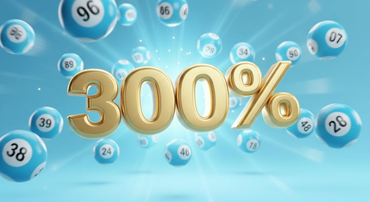 Бонусы до 300% на старт игры Бай лото